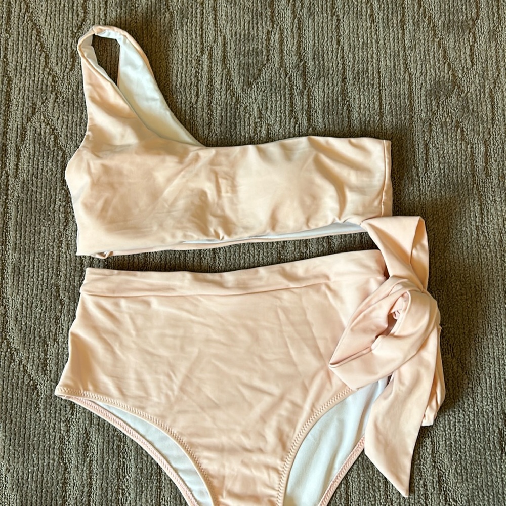 Cupshe High waisted bikini with tie